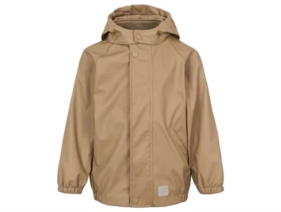 MarMar Copenhagen regnjakke sepia brown med ensfarvet design