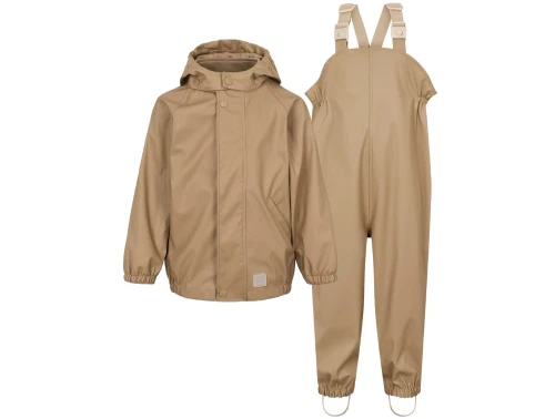 MarMar Copenhagen regnsæt sepia brown med ensfarvet design