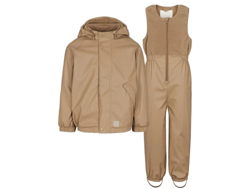 MarMar Obo regnsæt sepia brun med fleecefor