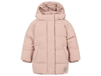 MarMar Omega pufferjakke light plum med aftagelig hætte