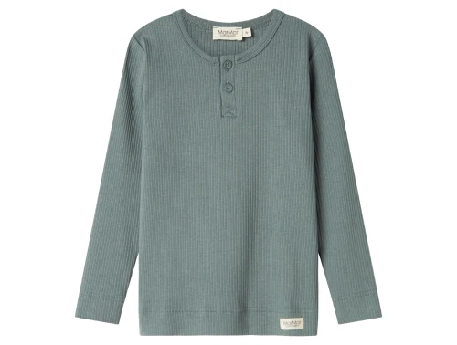 MarMar Copenhagen langærmet t-shirt dusty green set forfra