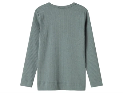 MarMar Copenhagen langærmet t-shirt dusty green set bagfra
