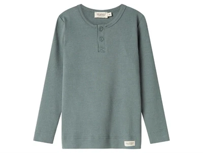 MarMar Copenhagen langærmet t-shirt dusty green set forfra