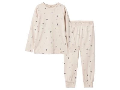 MarMar Copenhagen nattøj sæt air balloon med ballonprint set forfra