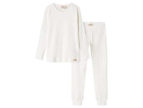 MarMar Copenhagen nattøjssæt gentle white set forfra