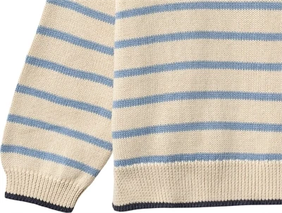 Detalje af Wheat Morgan striktrøje faded denim stripe