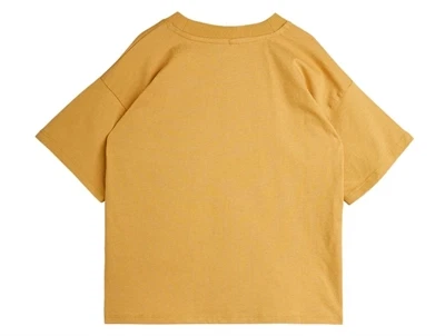 Mini Rodini t-shirt beige med Camp Rodini motiv