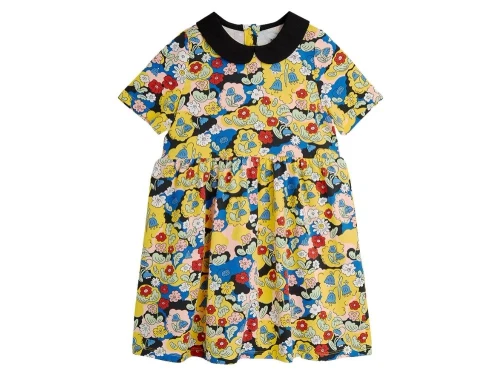 Mini Rodini kjole med multi blomsterprint