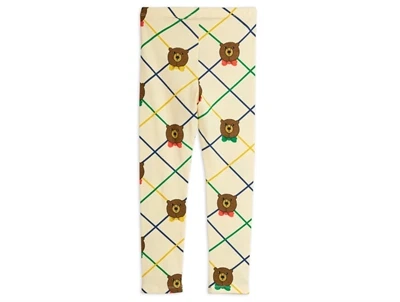 Mini Rodini leggings bagfra med bjørneprint