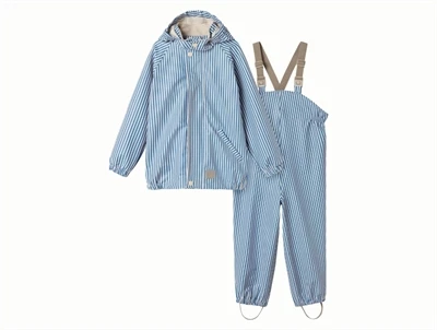 MarMar regnsæt i blue stripe med jakke og regnbukser