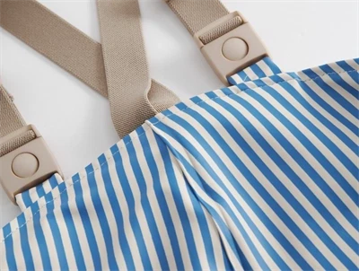 MarMar regnbukser med justerbare seler i blue stripe