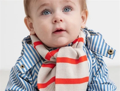 MarMar Orion regndragt i blue stripe på baby