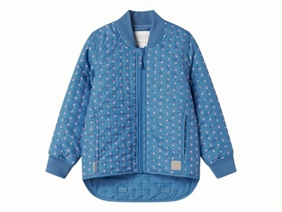 MarMar termojakke i flower stripe med blomsterprint