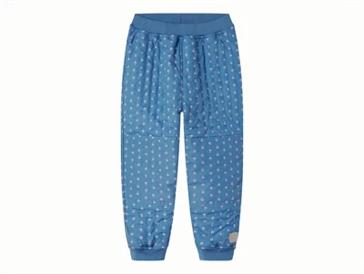 MarMar termobukser i flower stripe med blomsterprint