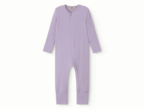 MarMar Copenhagen romper i lilac rib med lynlås