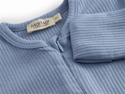 MarMar Copenhagen natdragt i blue iris med gennemgående lynlås