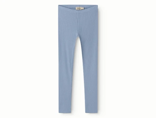 MarMar leggings i blue iris med ribstruktur