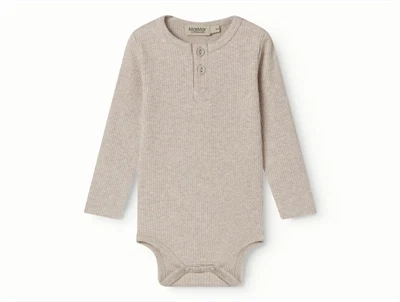 MarMar body i lys beige nuance med rib