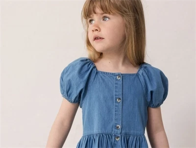 MarMar Davery kjole i blue denim set på barn