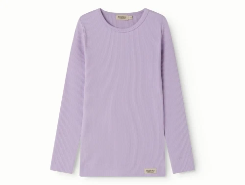 MarMar bluse i rib i lilacs