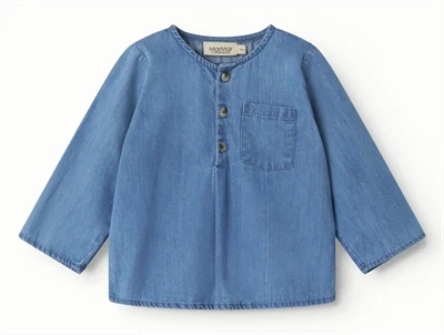 MarMar skjorte i blue denim med brystlomme