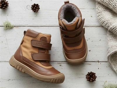 Pom Pom vinterstøvle camel med TEX