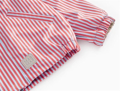 MarMar Oddy regnjakke i blue red stripes