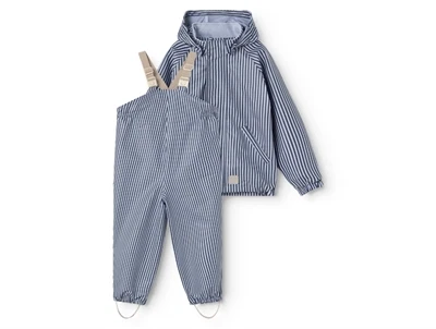 MarMar Oddy regnsæt i blue stripes set forfra