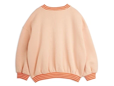 Mini Rodini sweatshirt rosa med kaninprint