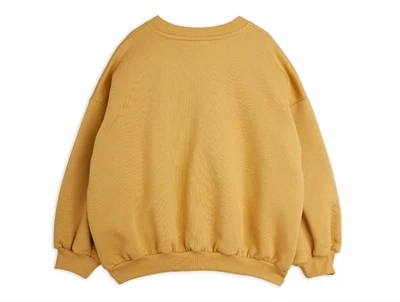 Mini Rodini sweatshirt beige med musbroderi