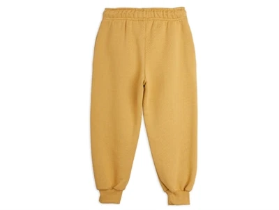 Mini Rodini sweatpants beige med musbroderi