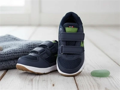 Viking navy/green sneaker Hovet low med TEX