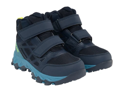 Viking Track Mid WP overgangsstøvle navy demin lime par