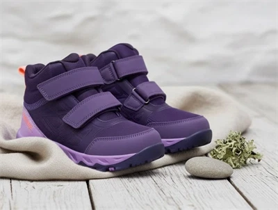 Viking Track Mid WP overgangsstøvle lilla med TEX