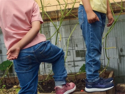 Viking Bouncy Glitter WP sneaker pink med glimmer, velcro og TEX