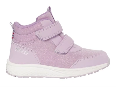 Viking Bouncy Glitter Mid WP overgangssko lilla
