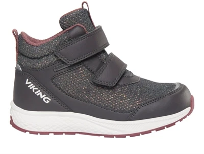 Viking Bouncy Glitter Mid GTX charcoal med glimmer