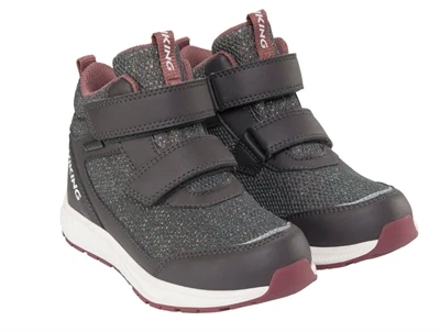 Viking Bouncy Glitter Mid GTX charcoal med glimmer