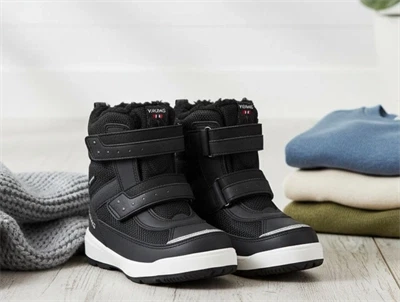 Viking Play Reflex Warm vinterstøvle sort med GORE-TEX