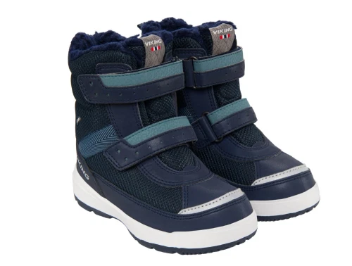 Viking Play Reflex Warm GTX vinterstøvle navy med refleks front