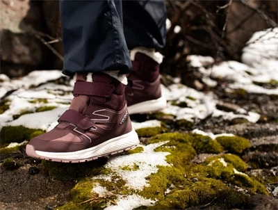 Viking Equip Defence Warm vinterstøvle grape med velcro