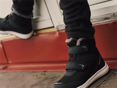 Viking Equip Warm vinterstøvle black/grey med velcro