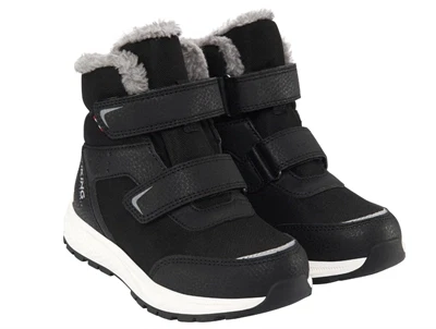 Viking Equip Warm vinterstøvle black/grey med velcro- set i par