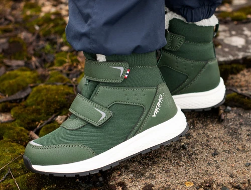 Viking Equip Warm vinterstøvle pine/black med velcro