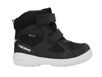 Viking vinterstøvle sort med GORE-TEX fra siden