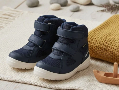 Viking Fun Warm vinterstøvle blå med GORE-TEX