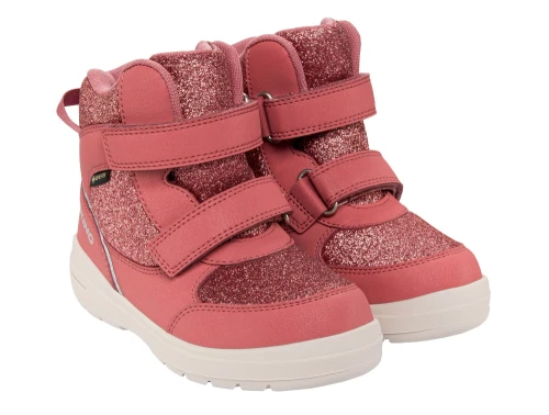 Viking vinterstøvle pink glitter med GORE-TEX