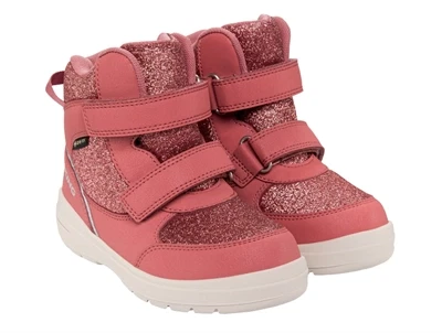 Viking vinterstøvle pink glitter med GORE-TEX