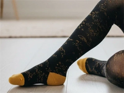 MP/Soft Gallery strømpebukser jet black flowerdust