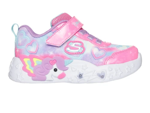 Skechers Unicorn Charmer sneakers til børn pink med enhjørning